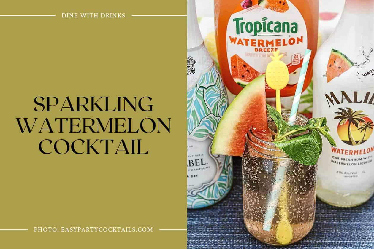 Sparkling Watermelon Cocktail