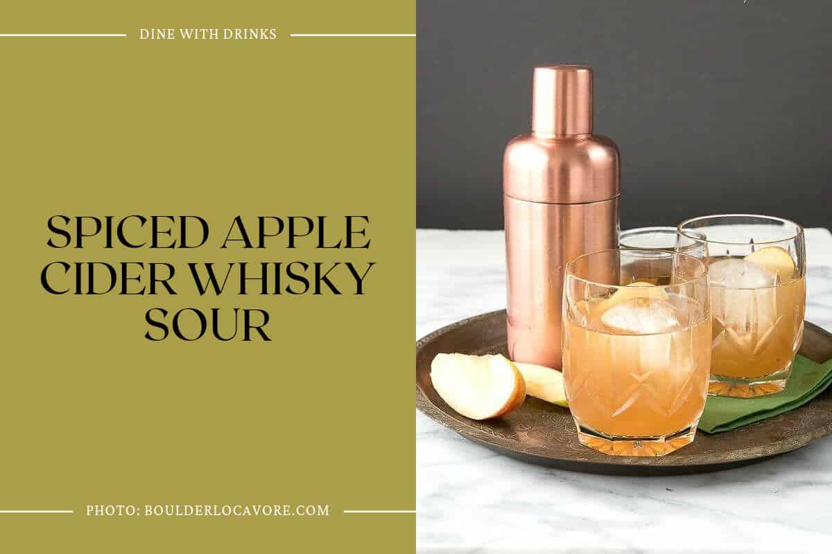 Spiced Apple Cider Whisky Sour