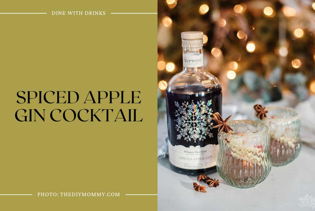 Spiced Apple Gin Cocktail
