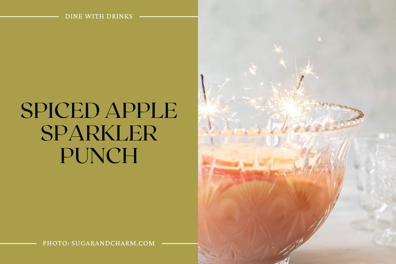 Spiced Apple Sparkler Punch