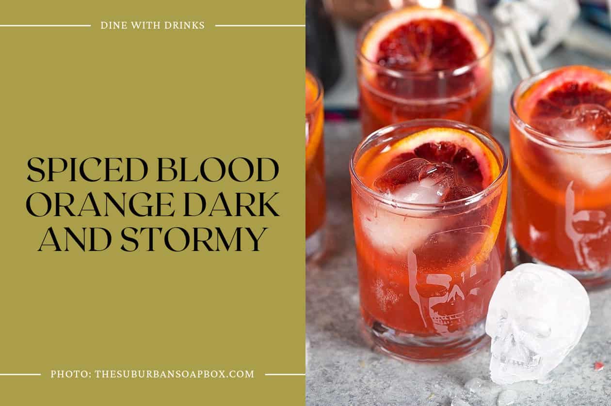 Spiced Blood Orange Dark And Stormy