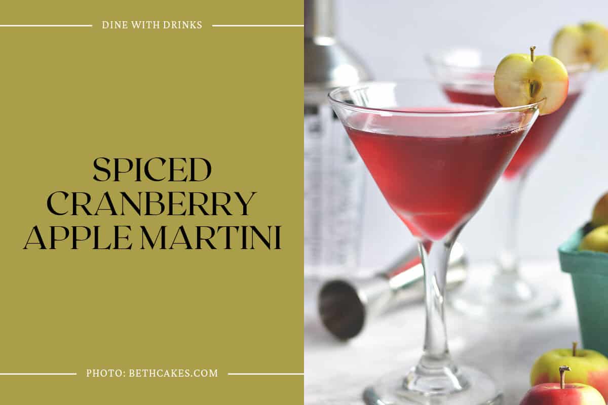 Spiced Cranberry Apple Martini