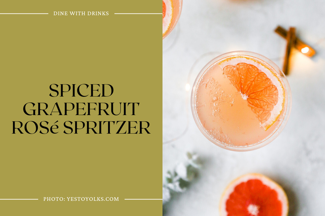 Spiced Grapefruit Rosé Spritzer