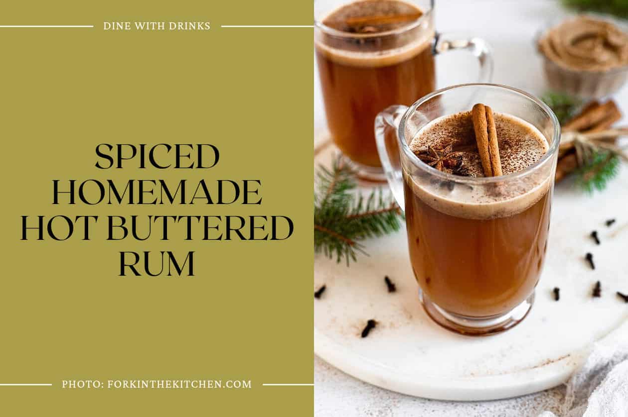 Spiced Homemade Hot Buttered Rum