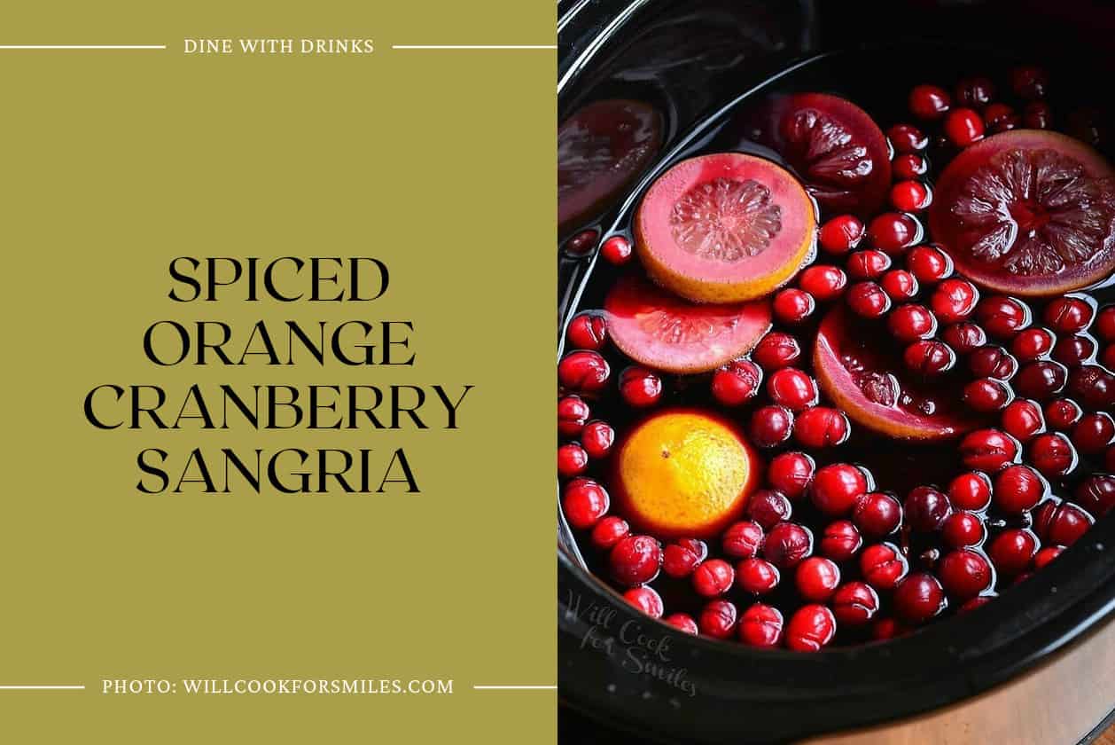 Spiced Orange Cranberry Sangria