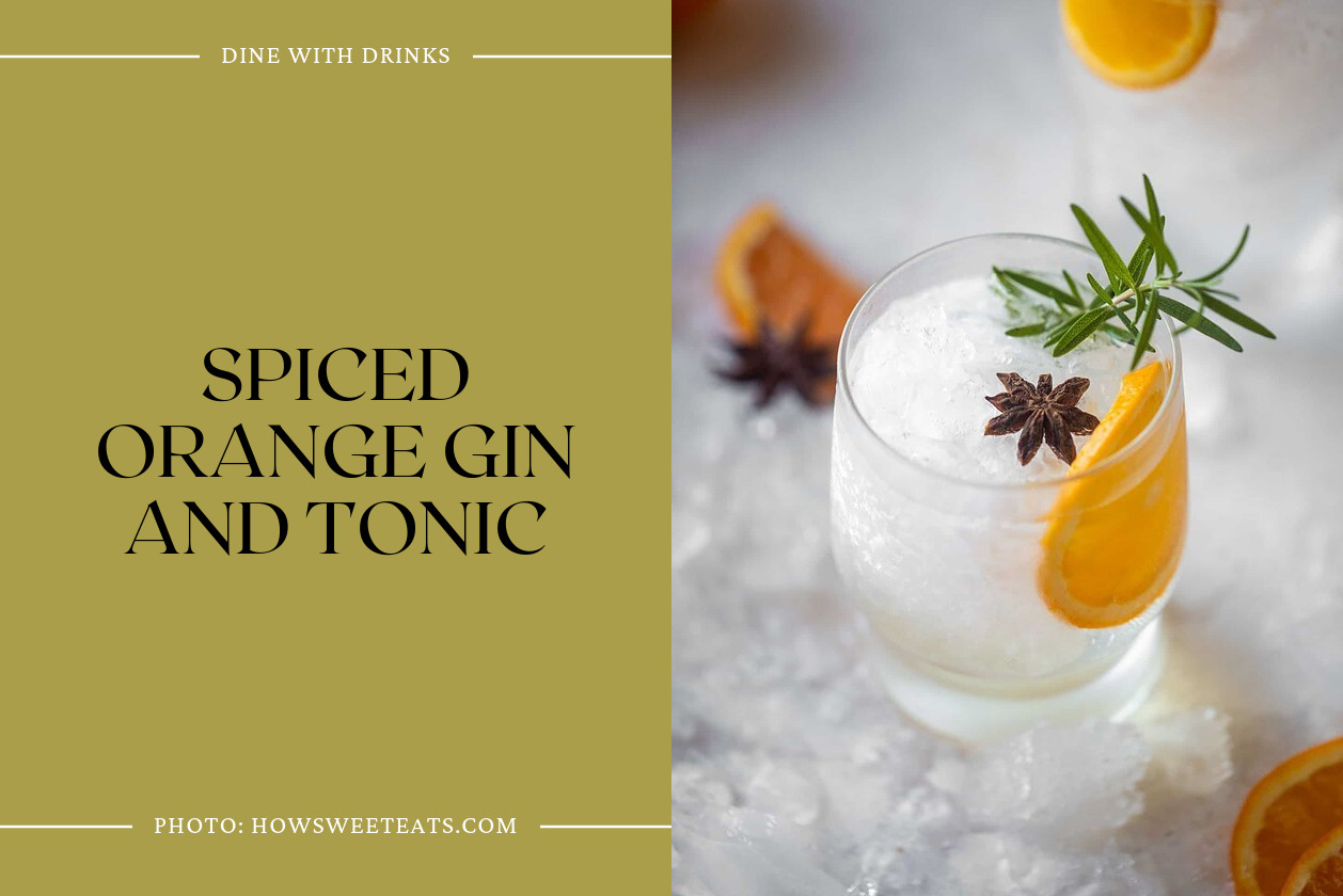 Spiced Orange Gin And Tonic