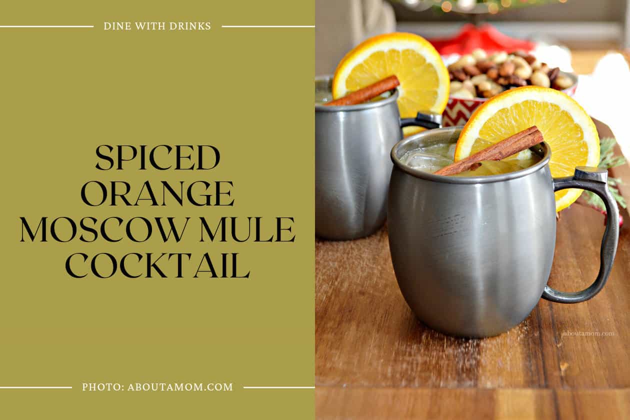 Spiced Orange Moscow Mule Cocktail