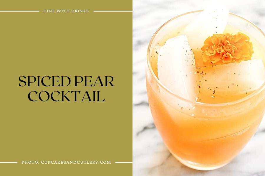 Spiced Pear Cocktail
