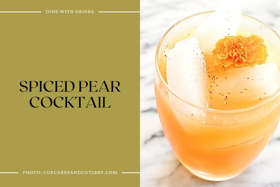 Spiced Pear Cocktail