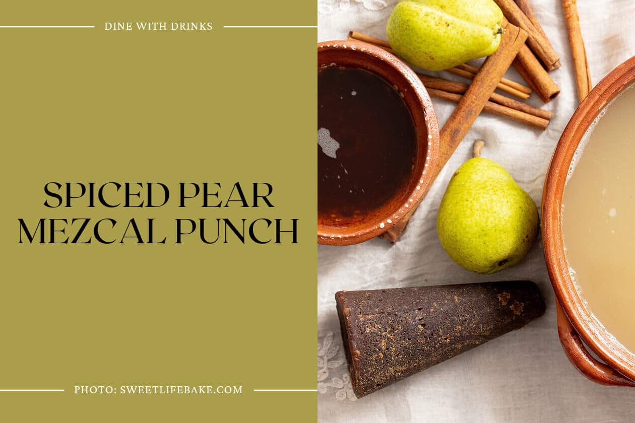 Spiced Pear Mezcal Punch