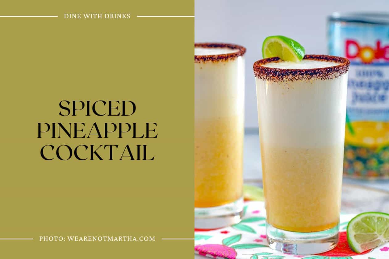 Spiced Pineapple Cocktail