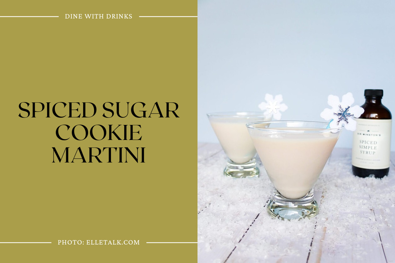 Spiced Sugar Cookie Martini