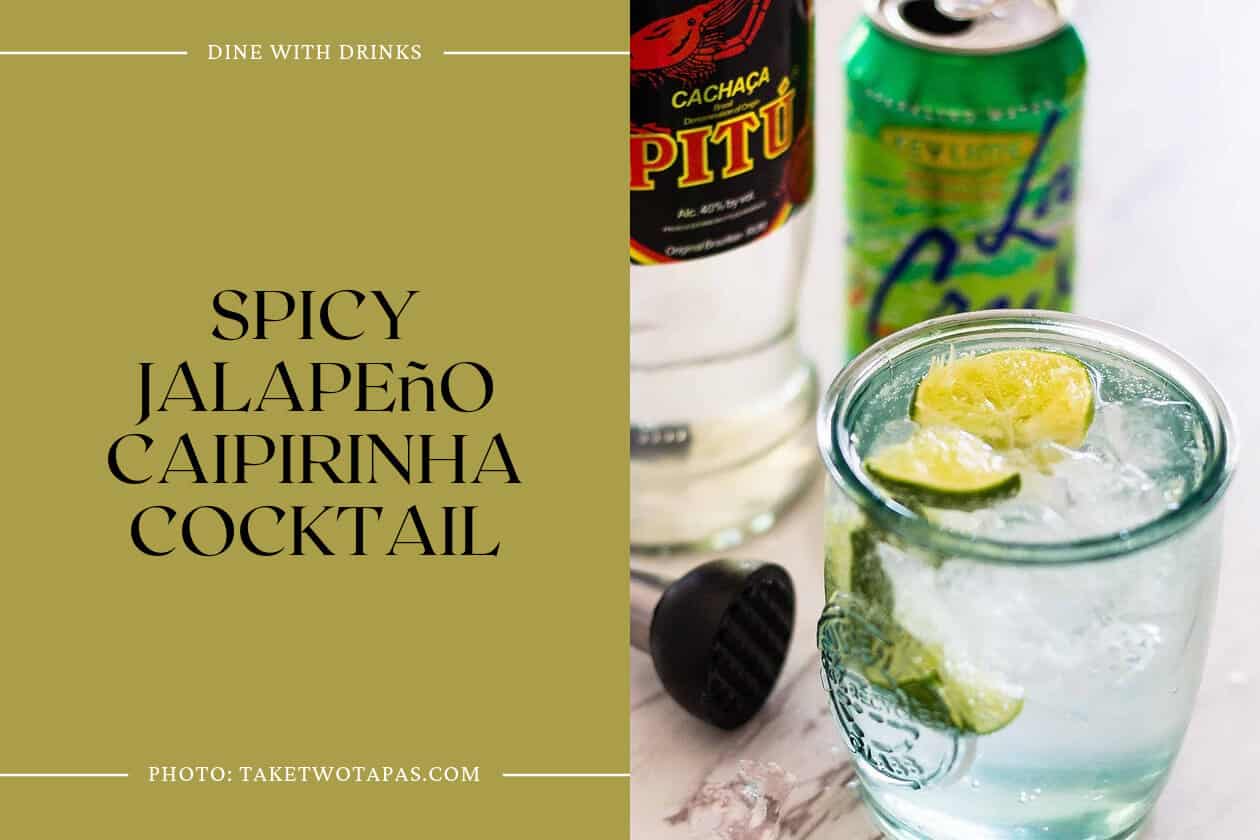Spicy Jalapeño Caipirinha Cocktail