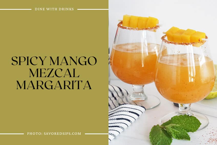 Spicy Mango Mezcal Margarita