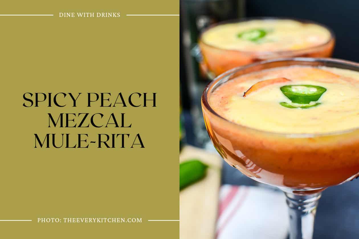 Spicy Peach Mezcal Mule-Rita