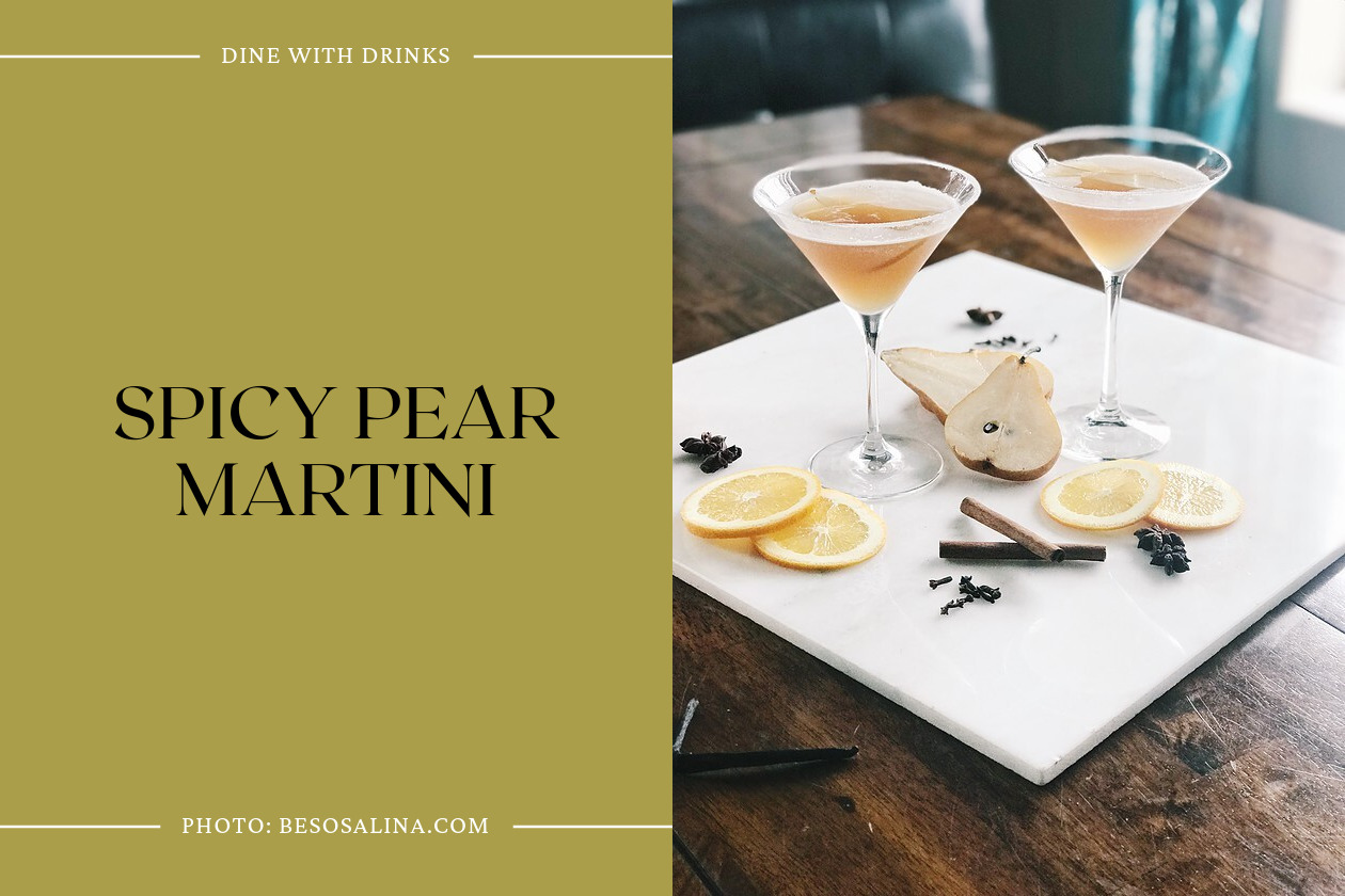 Spicy Pear Martini