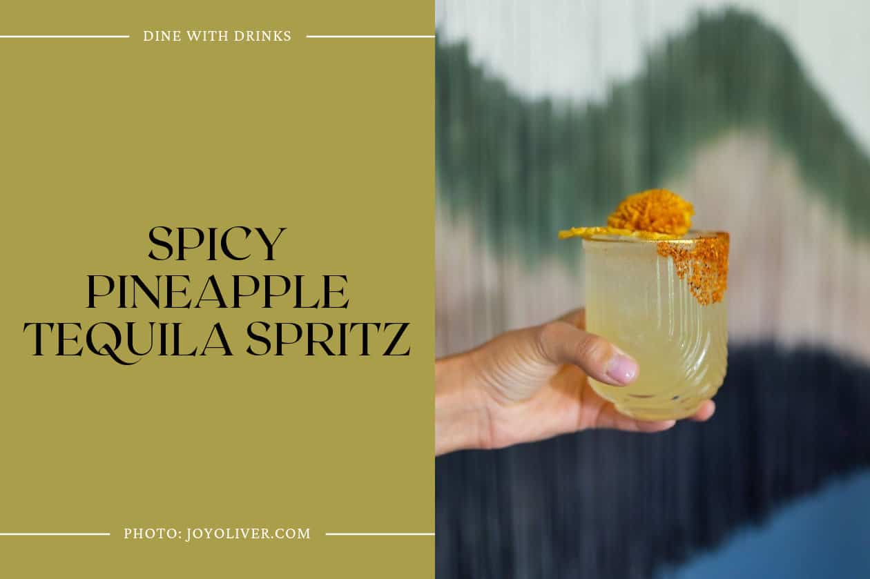 Spicy Pineapple Tequila Spritz