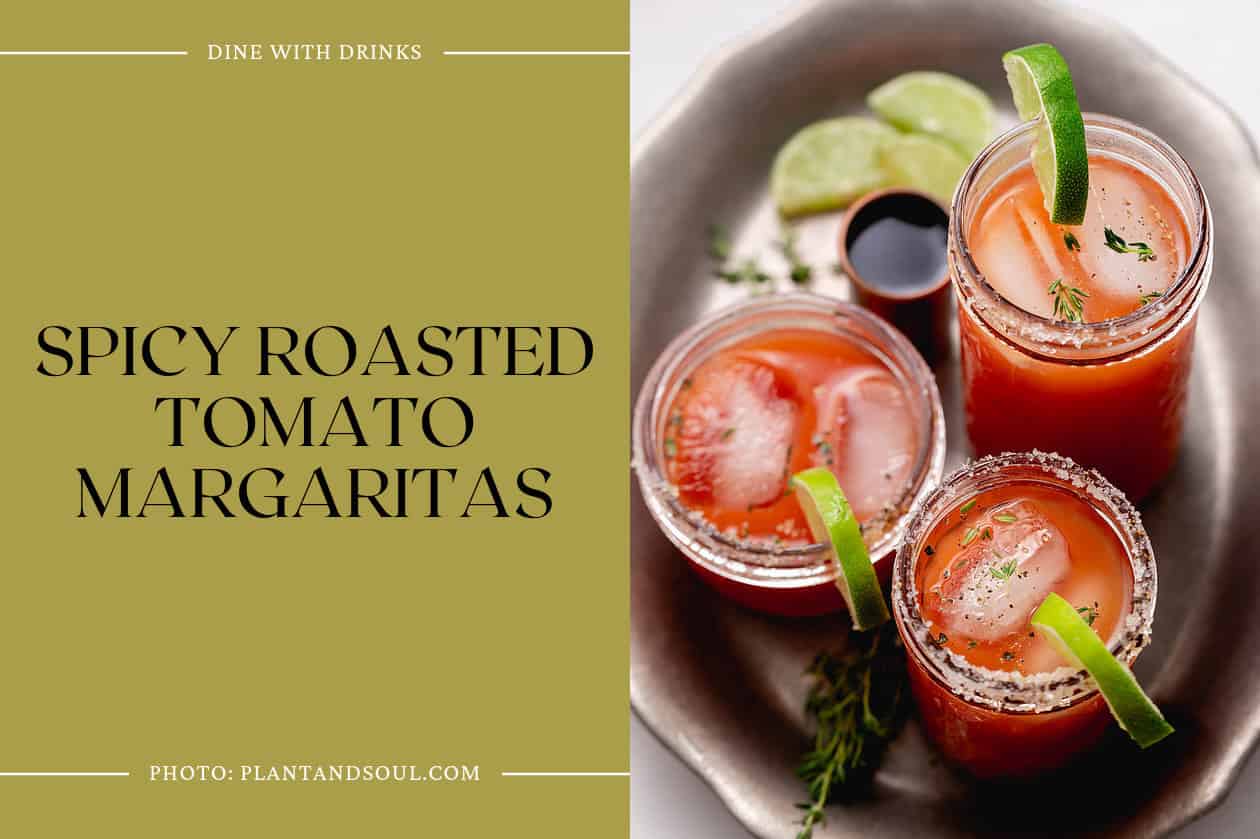 Spicy Roasted Tomato Margaritas