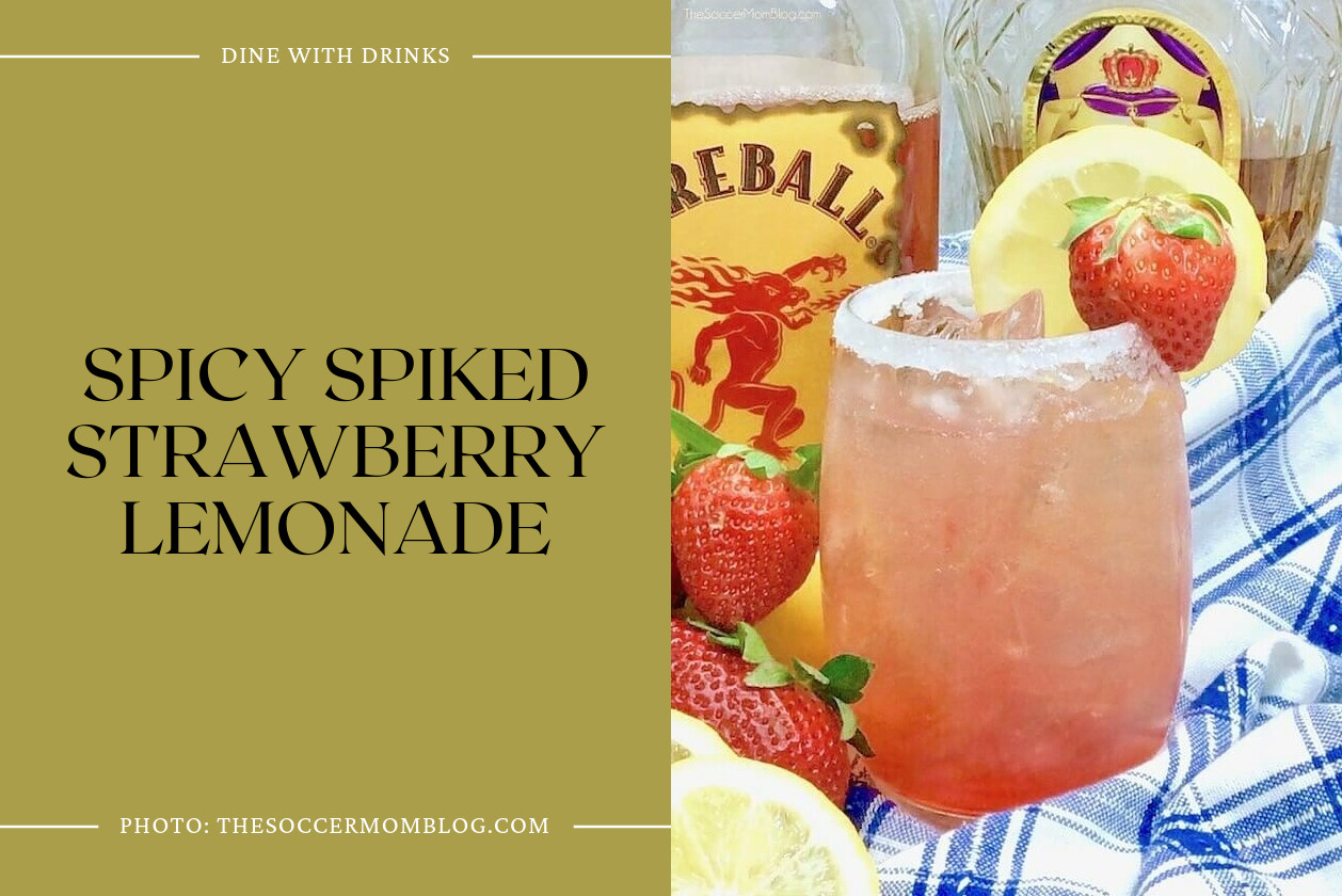 Spicy Spiked Strawberry Lemonade