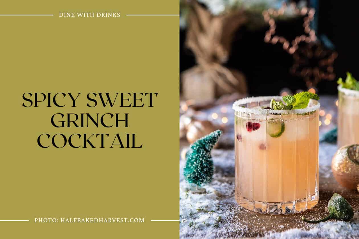 Spicy Sweet Grinch Cocktail
