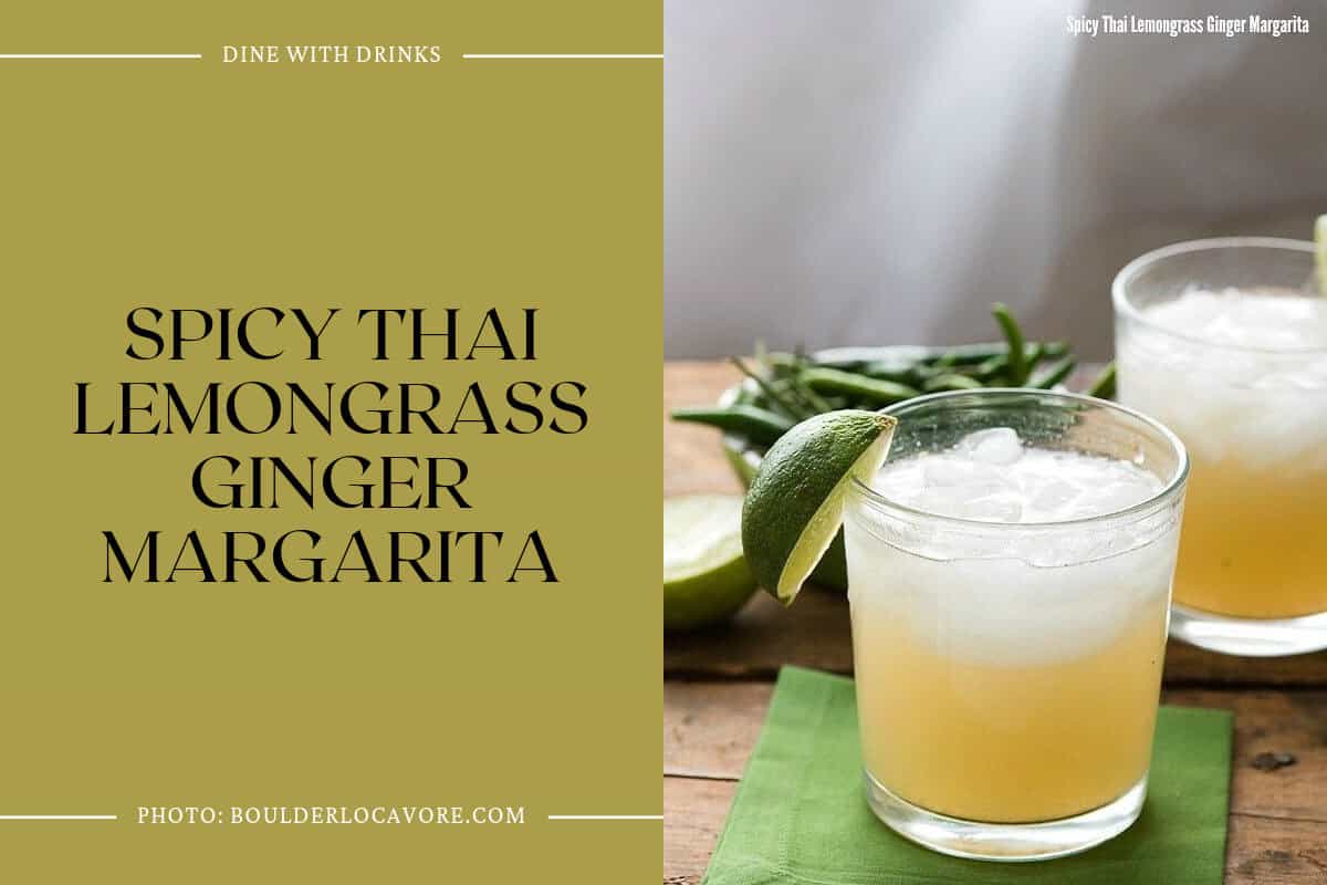 Spicy Thai Lemongrass Ginger Margarita