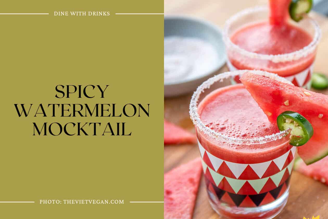 Spicy Watermelon Mocktail