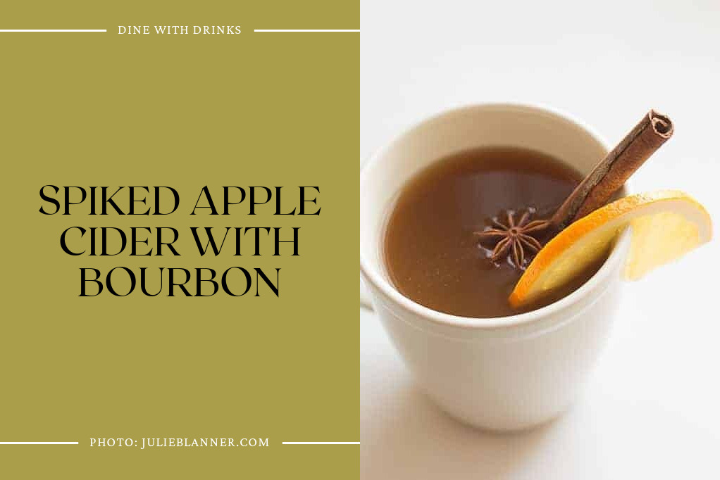 Spiked Apple Cider With Bourbon