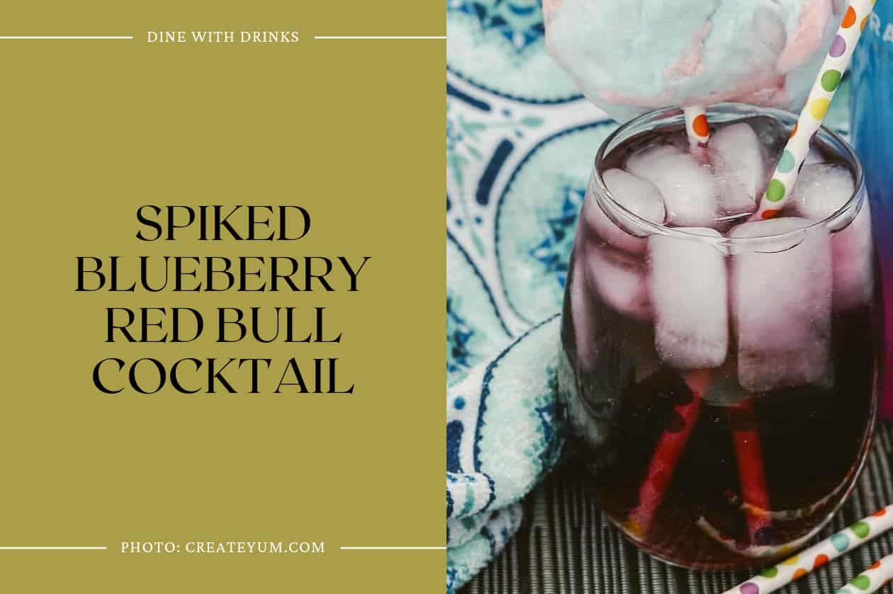 Spiked Blueberry Red Bull Cocktail