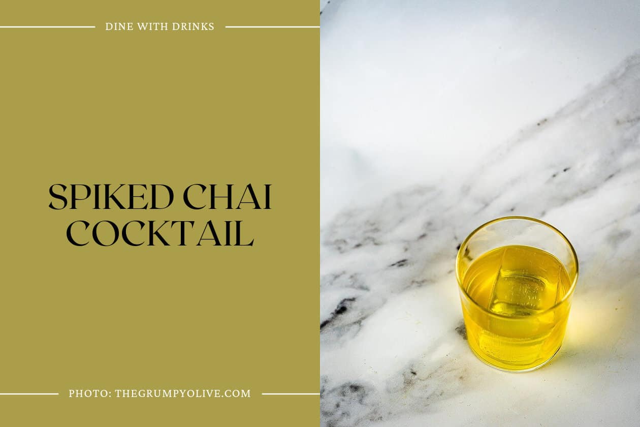 Spiked Chai Cocktail