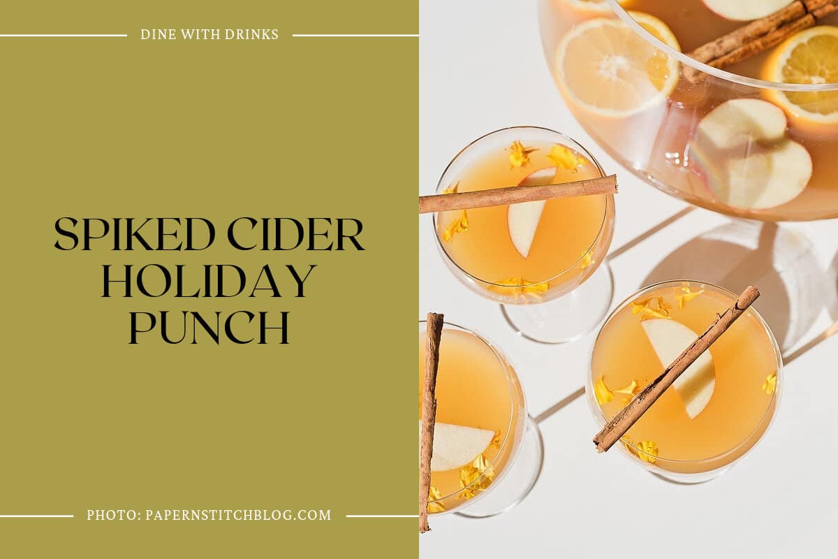 Spiked Cider Holiday Punch