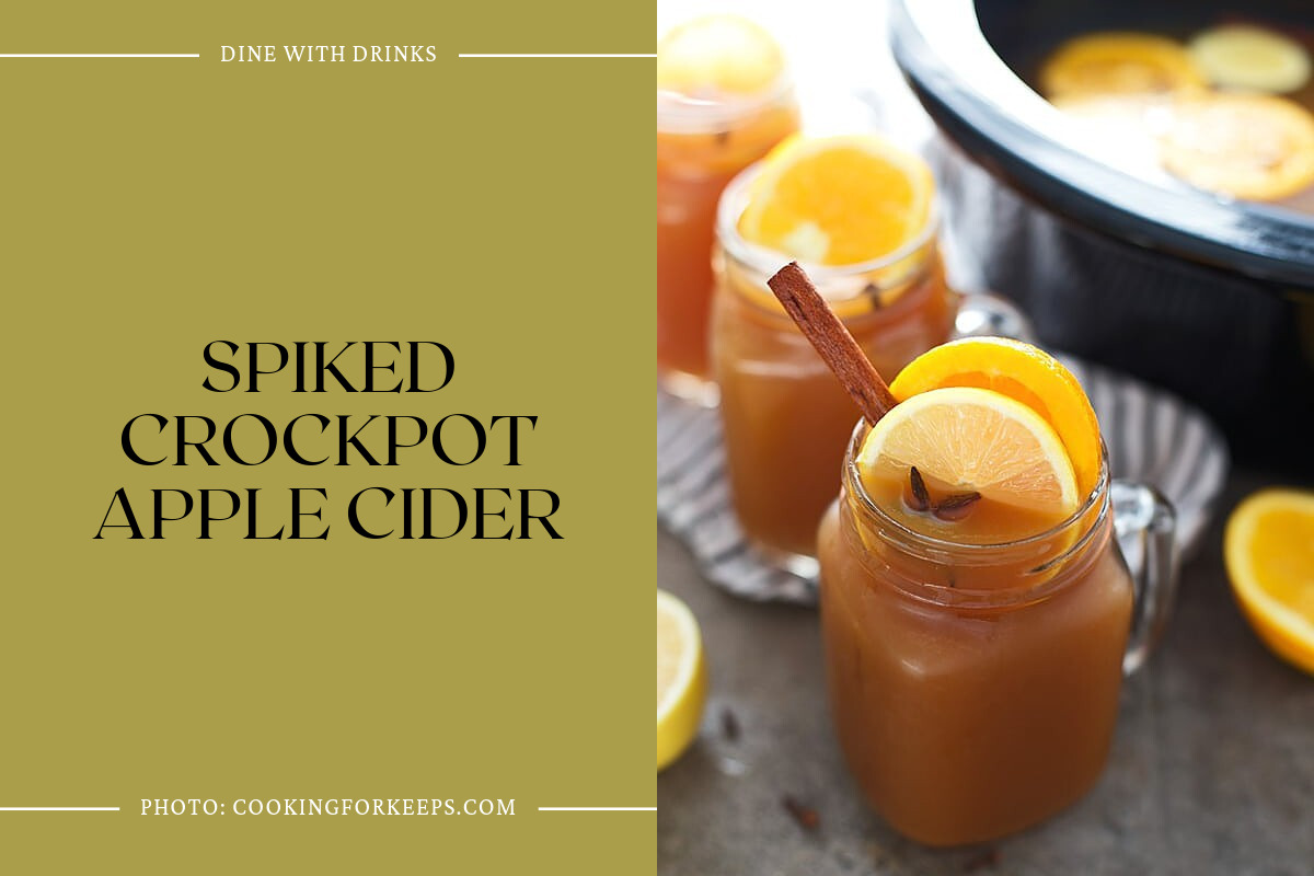 Spiked Crockpot Apple Cider