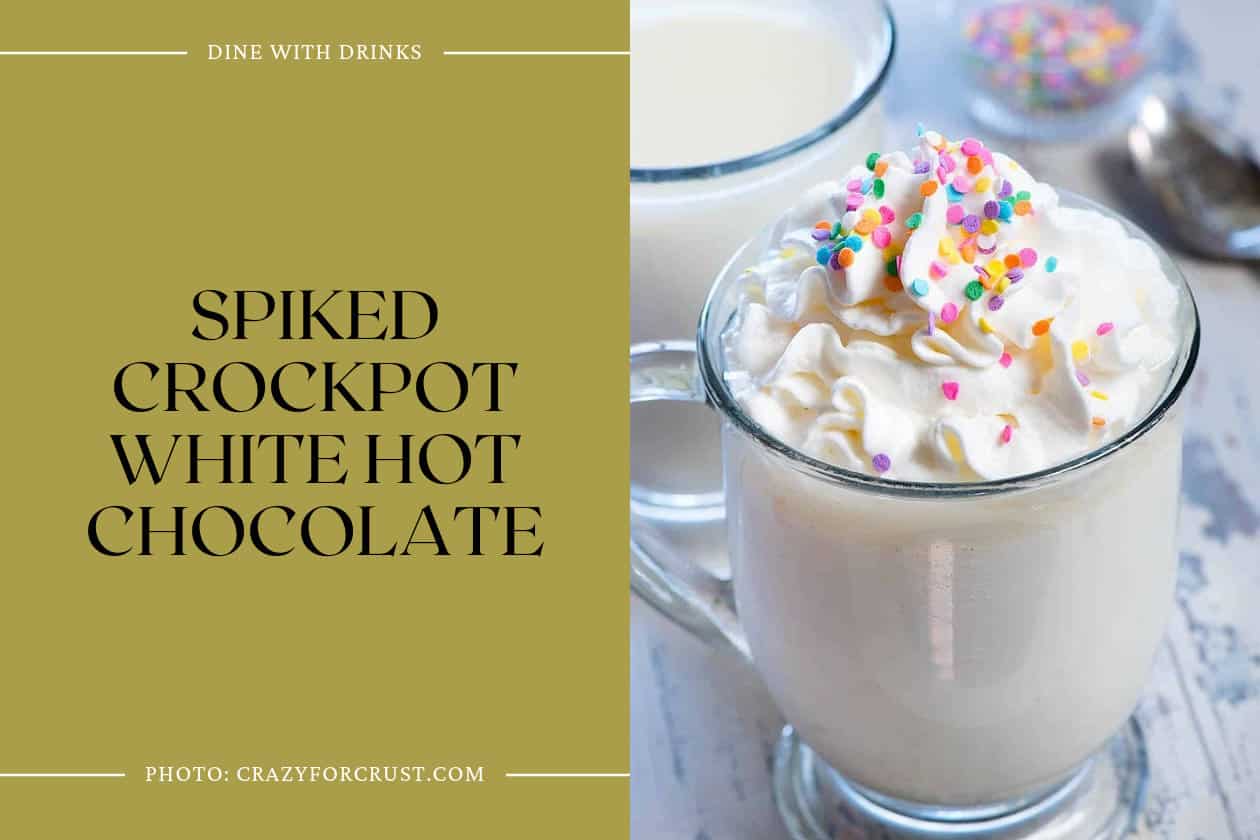 Spiked Crockpot White Hot Chocolate