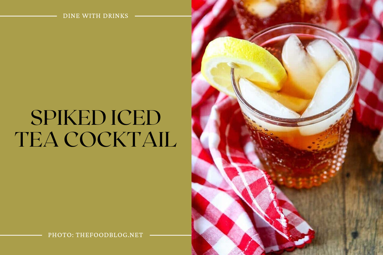 Spiked Iced Tea Cocktail