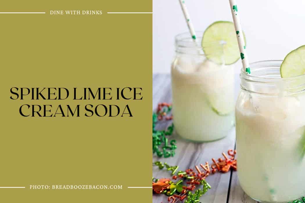 Spiked Lime Ice Cream Soda