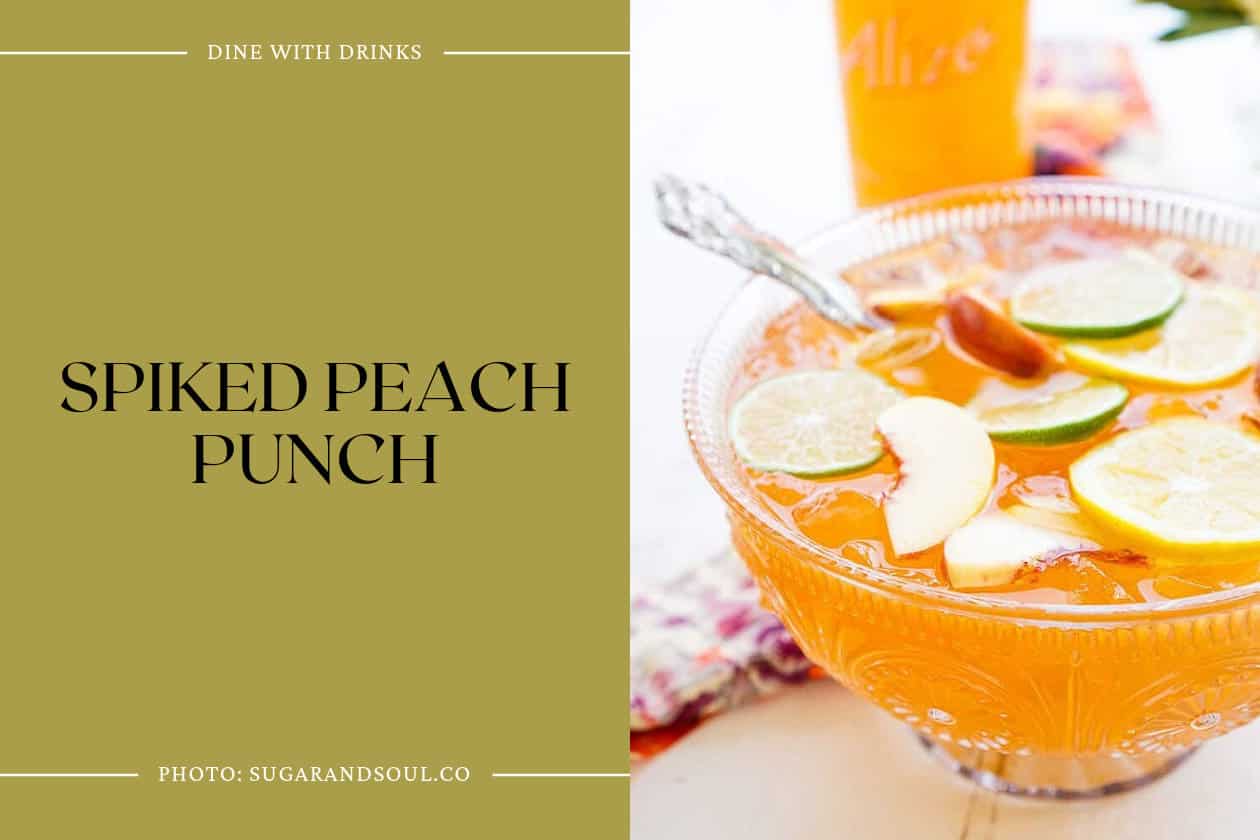 Spiked Peach Punch