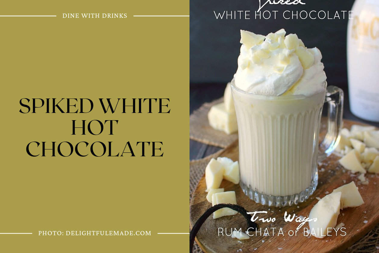 Spiked White Hot Chocolate