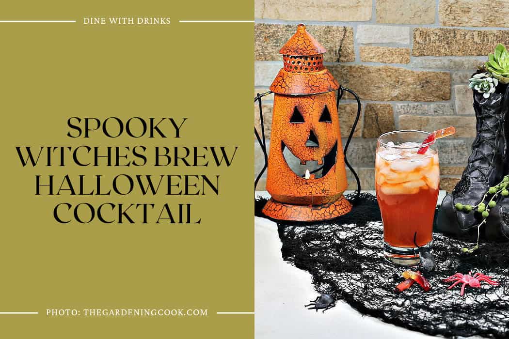 Spooky Witches Brew Halloween Cocktail