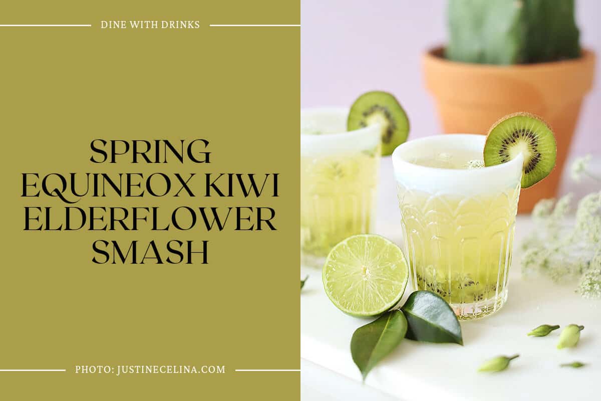 Spring Equineox Kiwi Elderflower Smash