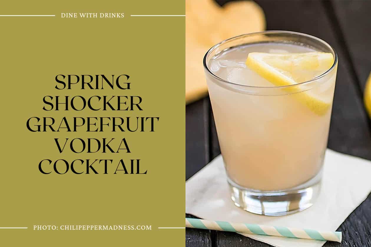 Spring Shocker Grapefruit Vodka Cocktail