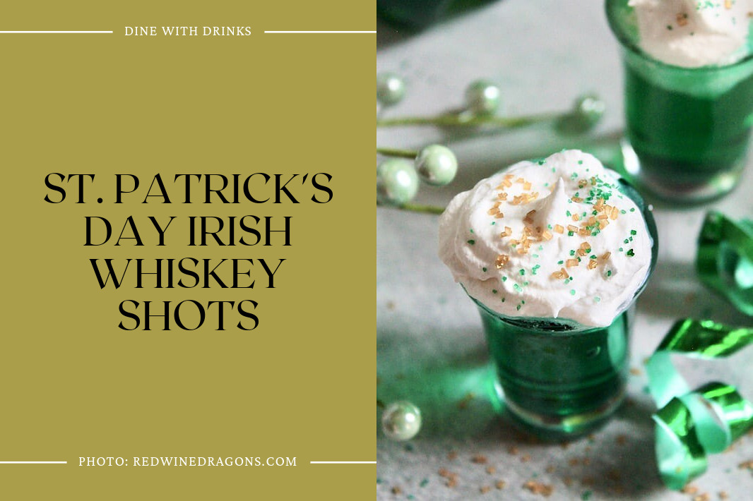 St. Patrick's Day Irish Whiskey Shots