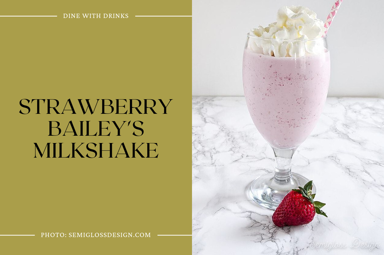 Strawberry Bailey's Milkshake