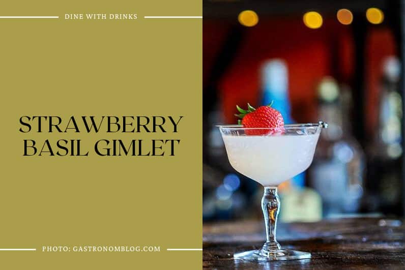 Strawberry Basil Gimlet