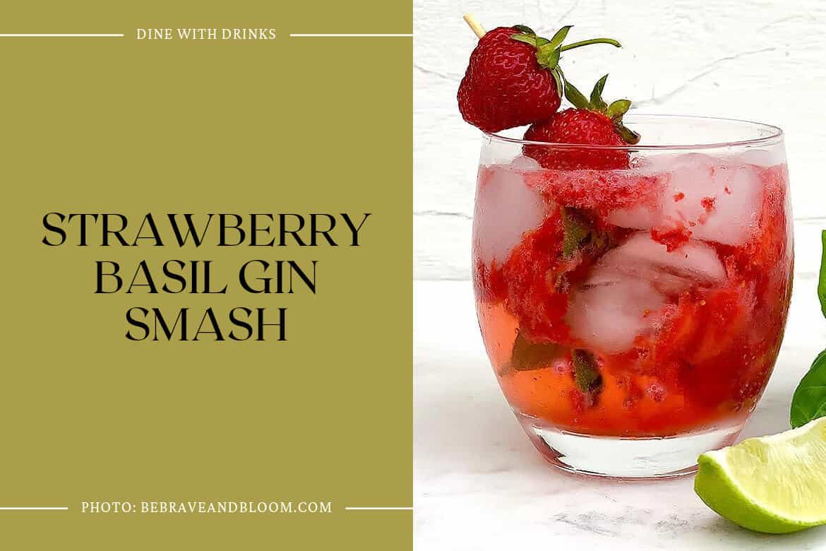 Strawberry Basil Gin Smash