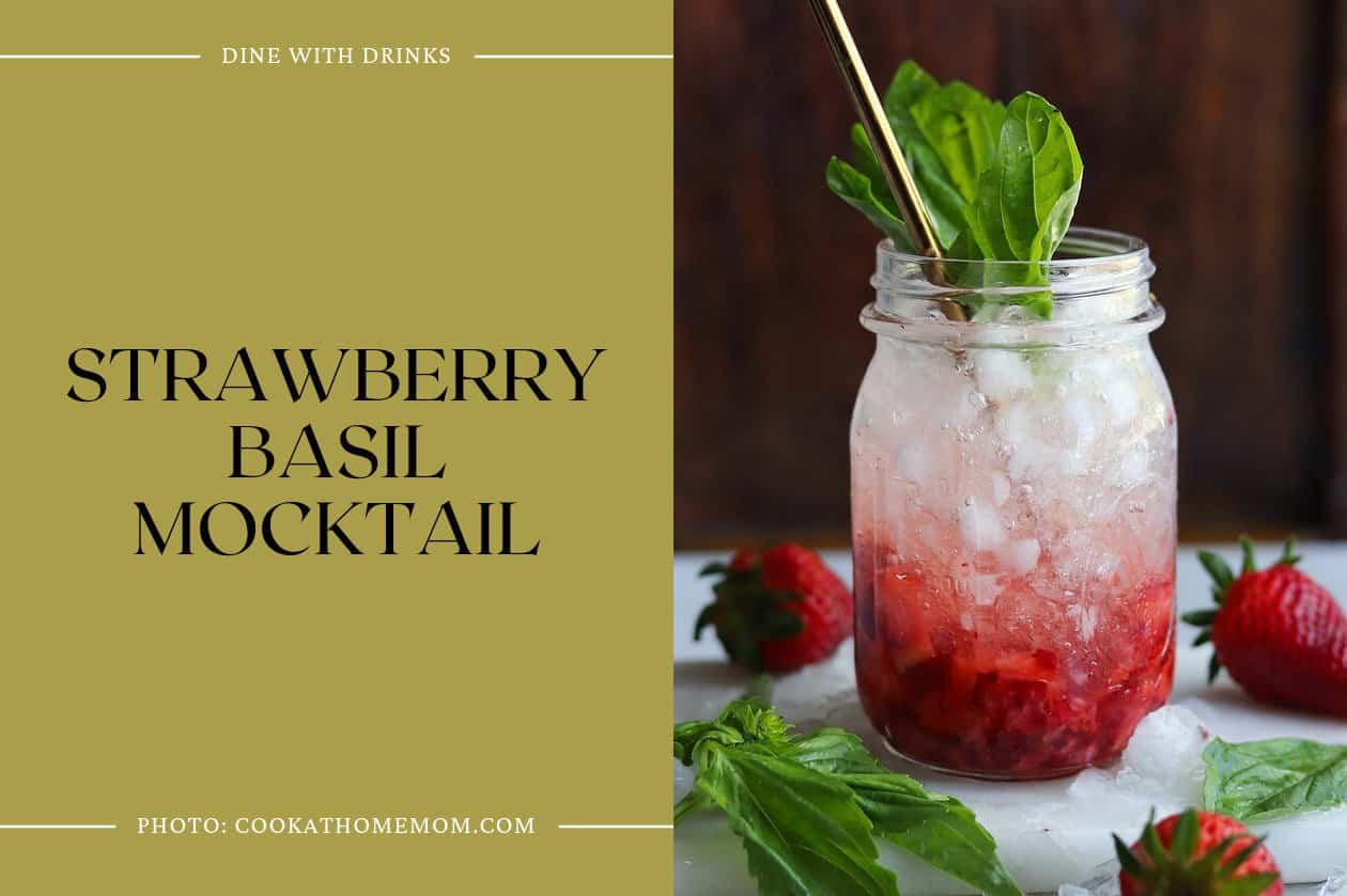 Strawberry Basil Mocktail
