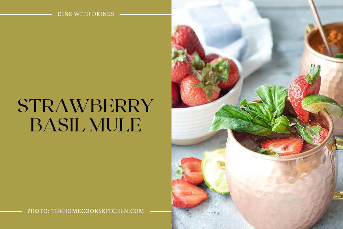 Strawberry Basil Mule