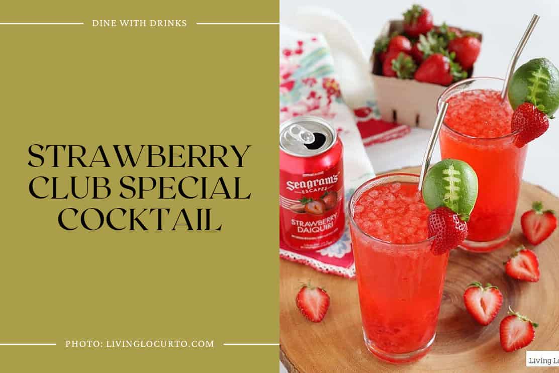 Strawberry Club Special Cocktail