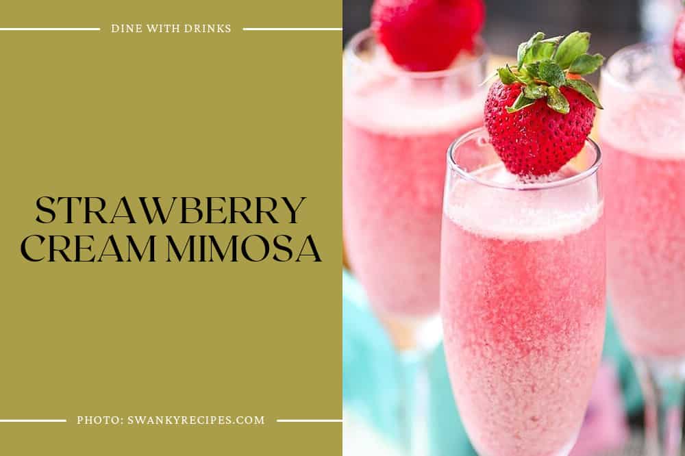 Strawberry Cream Mimosa