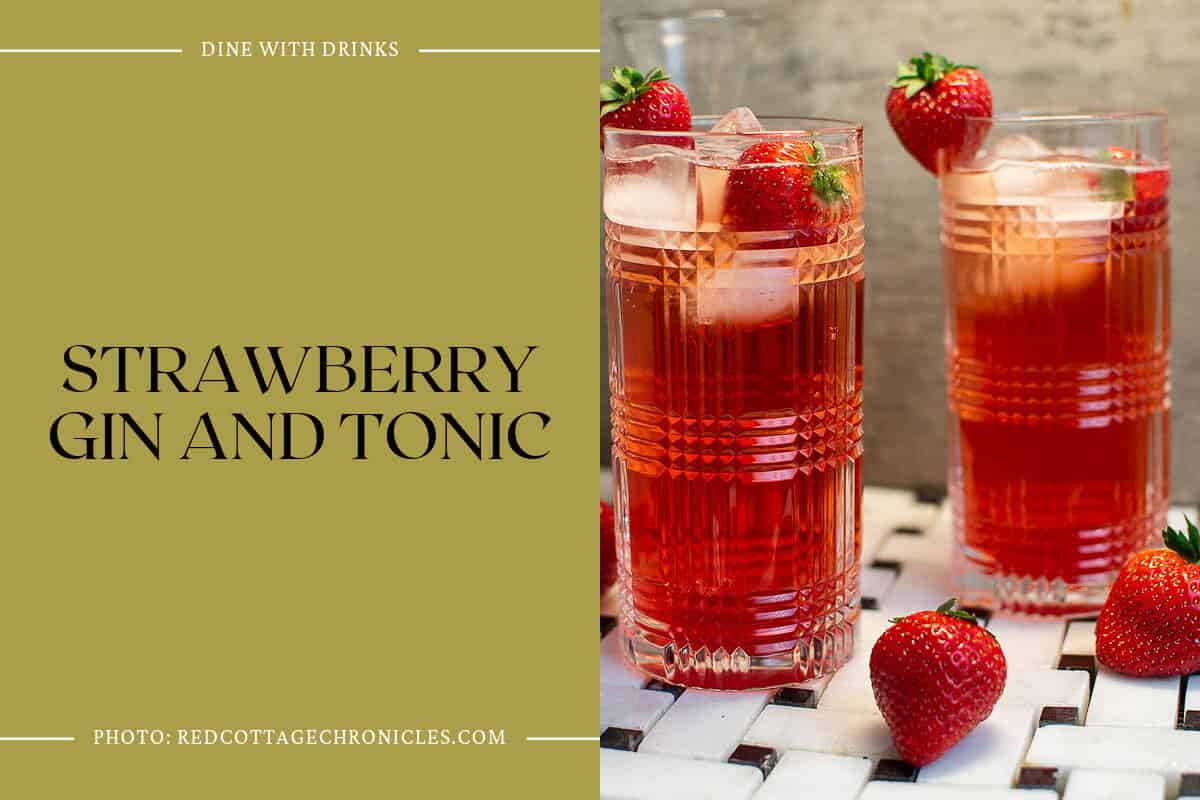 Strawberry Gin And Tonic