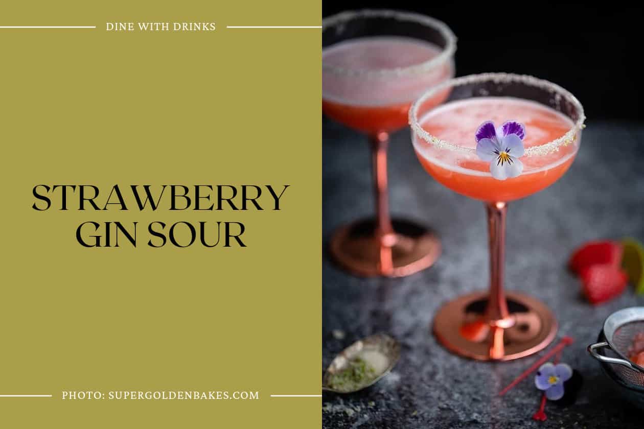 Strawberry Gin Sour