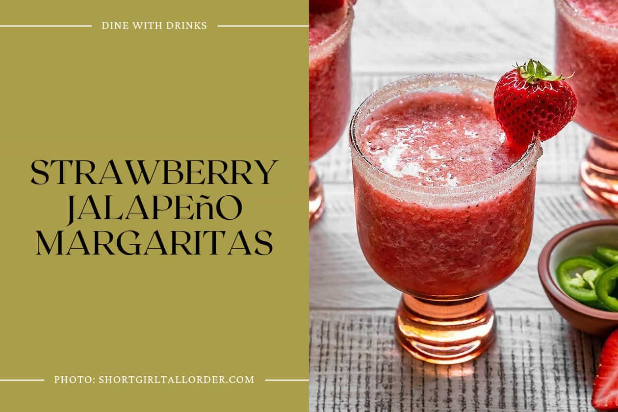 Strawberry Jalapeño Margaritas